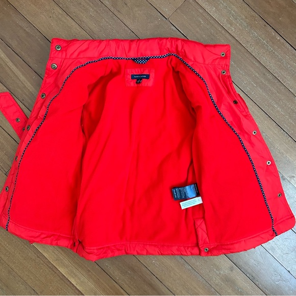 Tommy Hilfiger Quilted Barn Jacket Cherry Red - Picture 10 of 12